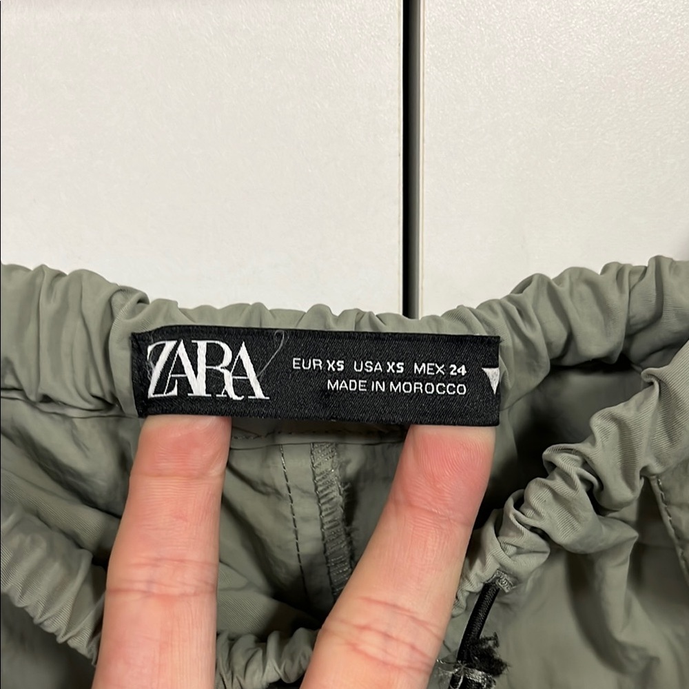 Zara Women's Gray Drawstring Skort - image 4